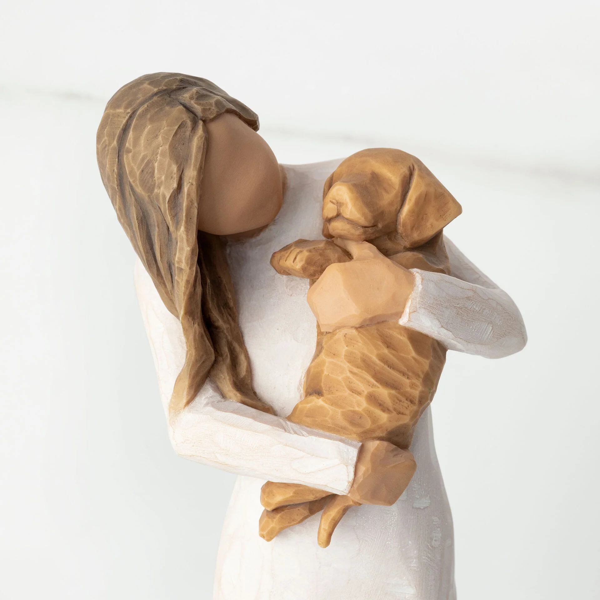WILLOW TREE Figurina Statuina Cane d'Oro Design di Susan Lordi 20cm Resina - Image 3