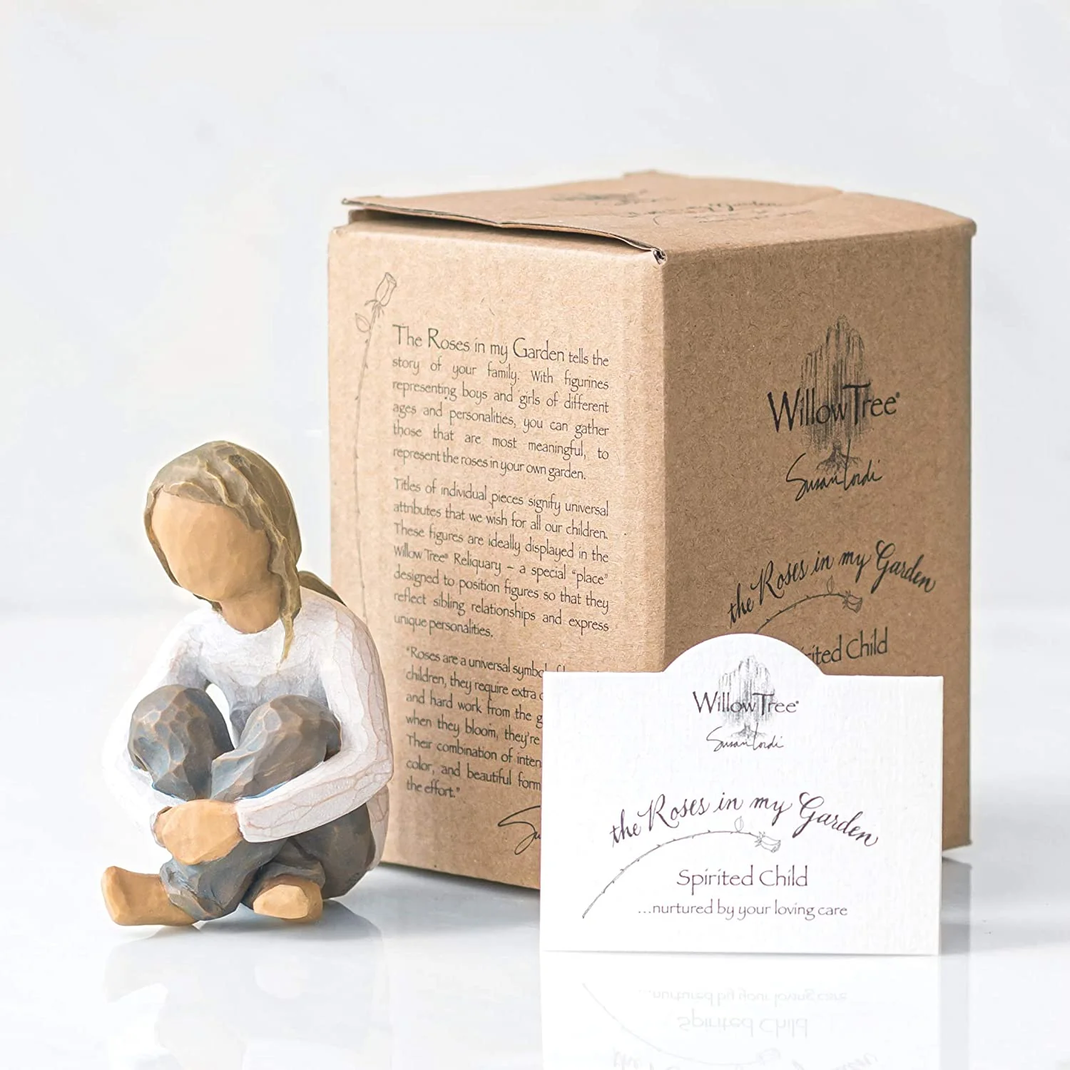 WILLOW TREE Figurina Bambino Allegro Design di Susan Lordi 7,5cm Resina - Image 6