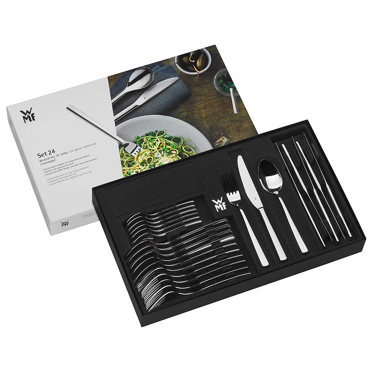 WMF Philadelphia Servizio Tavola Posate Set 24 Pezzi Acciaio Inox - Image 6